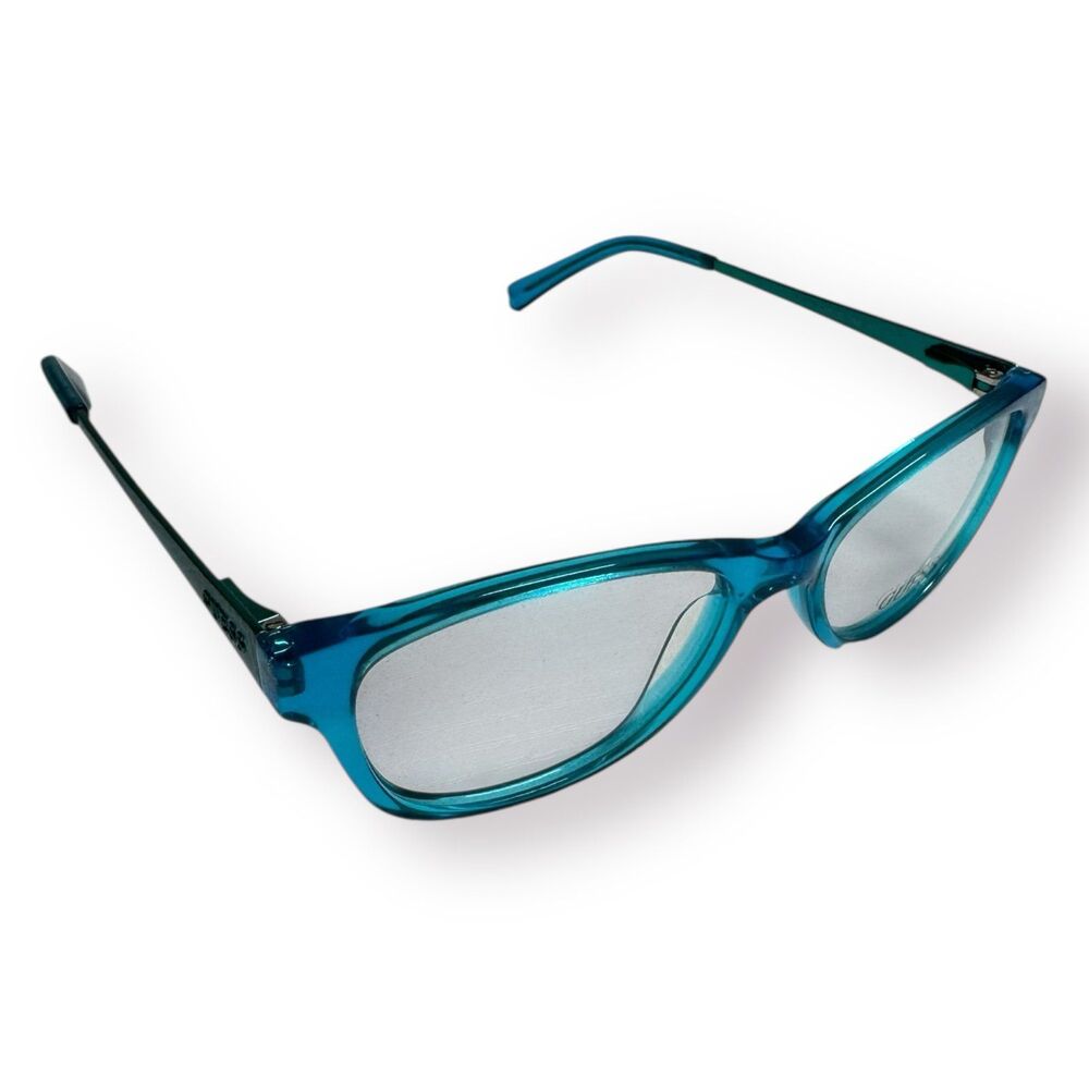 Guess GU9135 089 Blue Women/Teens Eyeglasses Shiny Blue Frame 48-15-130mm‎